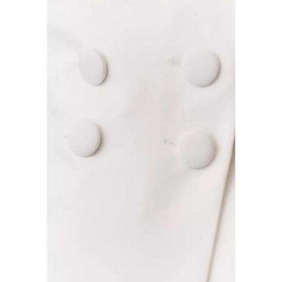 BHLDN Strapless Tuxedo Mini Party Dress Sleeveless Women's Size L Ivory - Picture 4 of 4